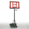 Outdoor Basketball Hoop Built for Family Play, 10FT Adjustable Height, 44 Inch Backboard, Portable with Wheels