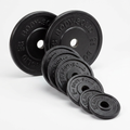 Olympic Weight Plates Built for Strength Training, Cast Iron Construction, 2 Inch Standard Hole, Machine-Bored
