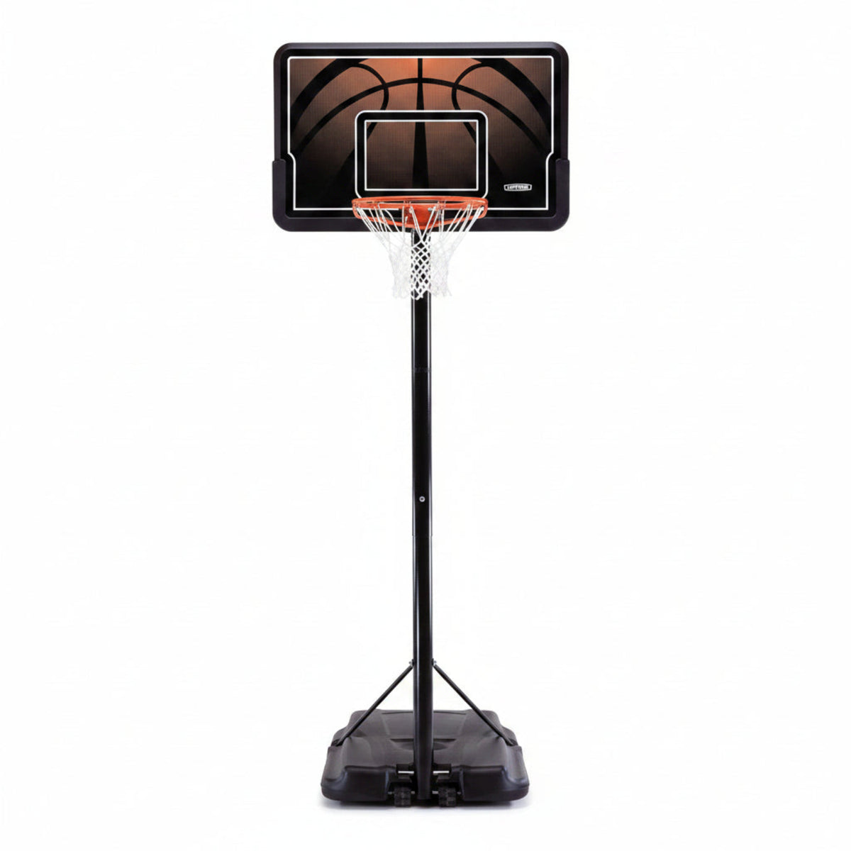 Height Adjustable Portable Basketball System, 44 Inch Backboard
