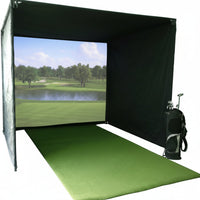 Golf Simulator Impact Screen – Golf Simulators W/Grommets, Borders, Bungee Cords