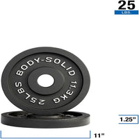 Cast Iron Olympic Weight Plate Set, Free Weights Dumbbell Plates with 2 Inch Standard Hole for All Olympic Barbell Types