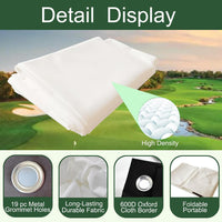 Golf Simulator Impact Screen – Golf Simulators W/Grommets, Borders, Bungee Cords