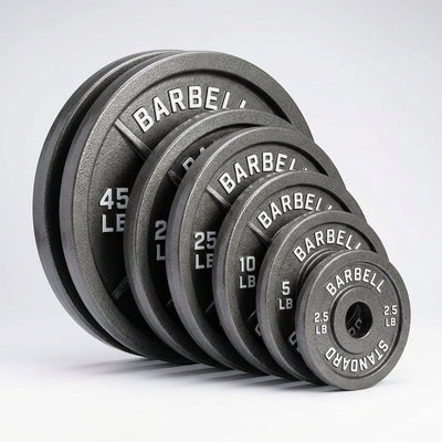 Olympic Weight Plates Set Built for Strength Training, 175LB Steel Plates, Hammertone Coating, 2 Inch Hole