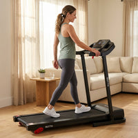 Walking Pad Treadmill Designed for Small Spaces, 3.5HP Motor, 400lb Capacity, Foldable Handle Bar — Lifestyle