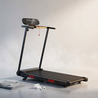 Walking Pad Treadmill with Handle Bar, 3.5HP Eelectric Treadmill for Home Small, 0.6-10MPH Small Walking Pad Treadmill with Incline, 400LBS Portable Treadmill with Handles for Home — Studio Shot