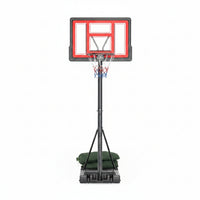 10FT Basketball Hoop Outdoor 44 Inch Backboard Portable Basketball Hoop with Extra Sandbag Adjustable Basketball Goal with Wheels and Stable Base for Youth Adults Court Backyard Driveway